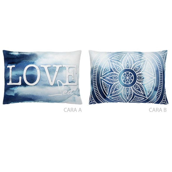 Cojín reversible HELENIA 30x50 Iceberg