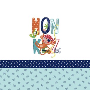Colcha bouti infantil MONKEY JVR 2