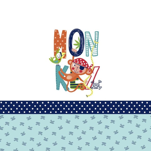 Colcha bouti infantil MONKEY JVR