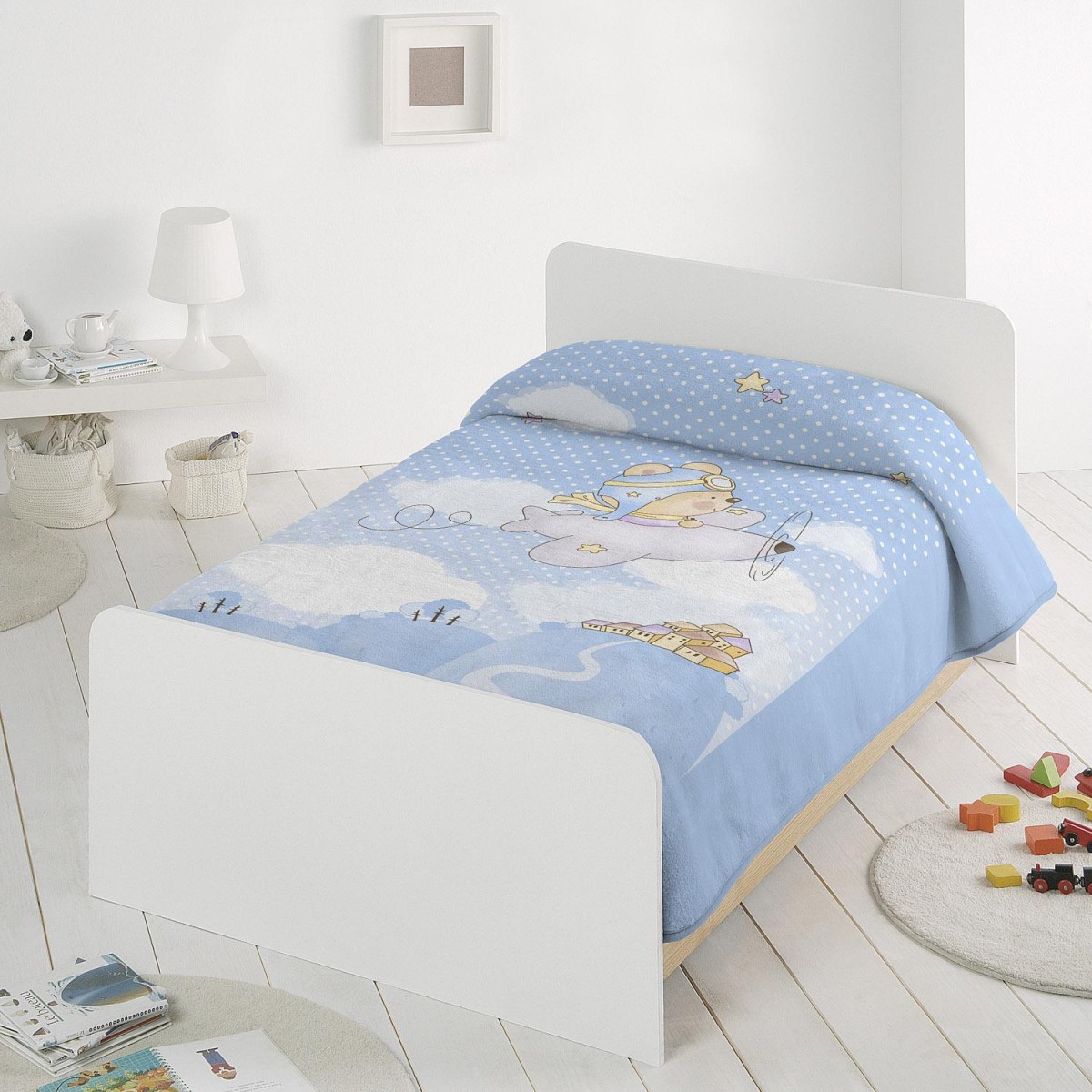 Manta estampada OSITO AVIADOR 6378 Pielsa