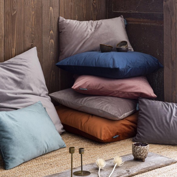 Cojín decorativo velvet LISO Sansa