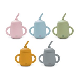 Vaso con pajita ANTIGOTEO Interbaby