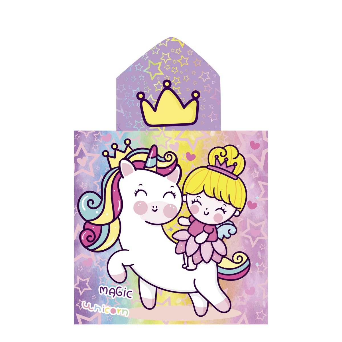 Poncho playa UNICORNPRINS Ecotowel