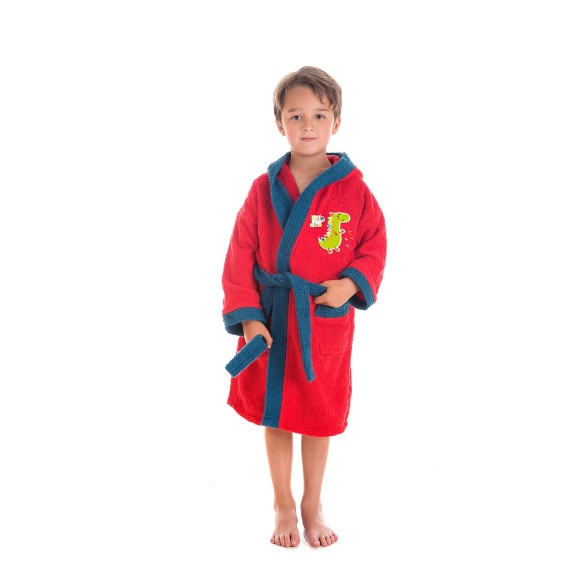 Albornoz infantil DINOSAURUS Stilia