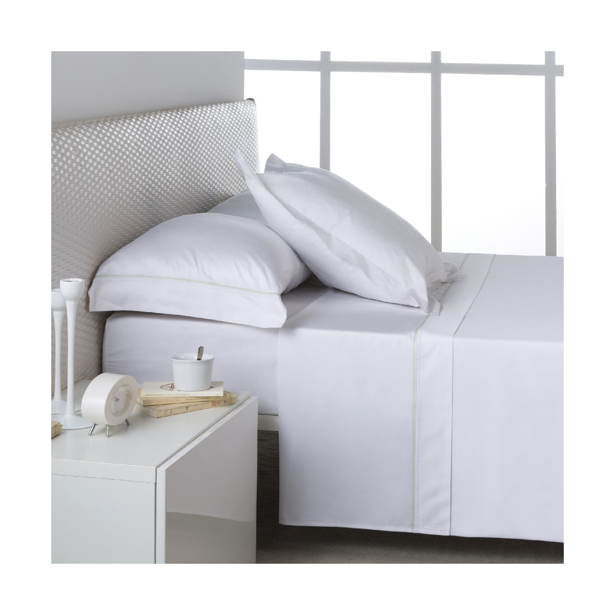 Funda almohada ALGODÓN 600 Hilos Estela