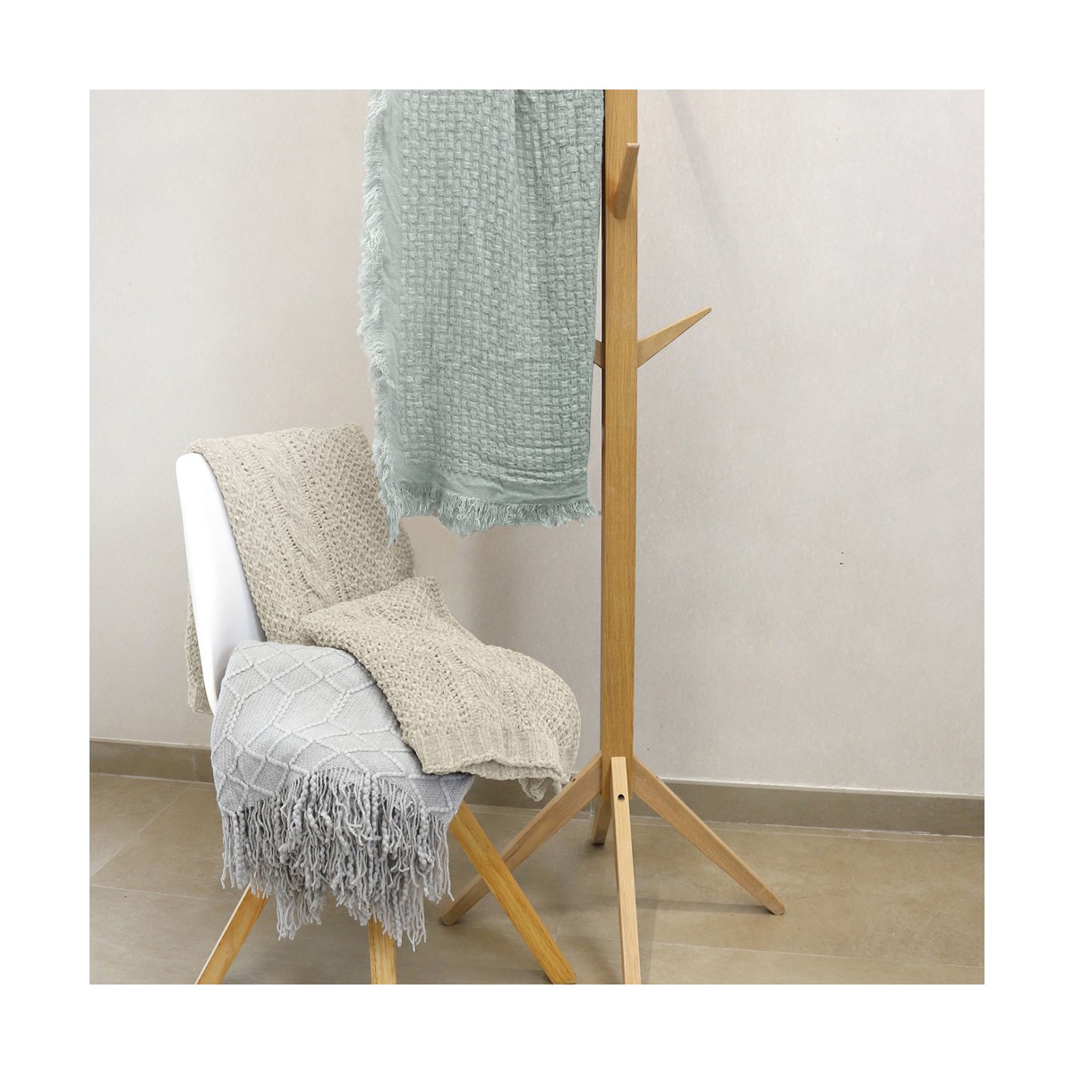Manta crochet JERSY Stilia