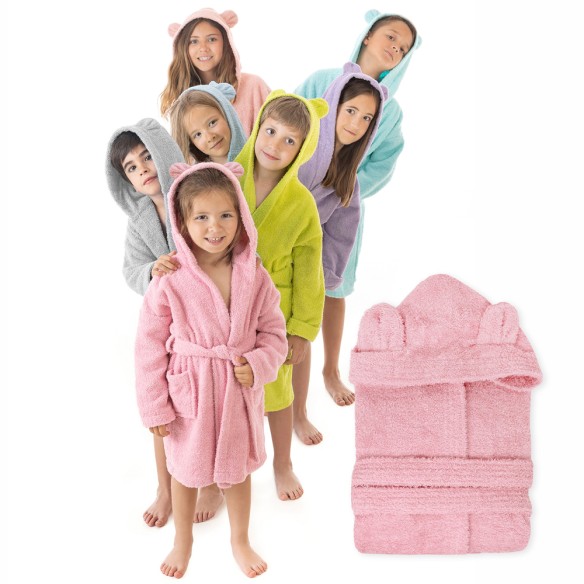 Albornoz infantil BASIC CON OREJAS Stilia