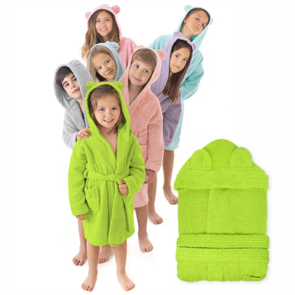 Albornoz infantil BASIC CON OREJAS Stilia