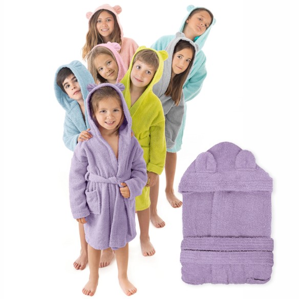 Albornoz infantil BASIC CON OREJAS Stilia