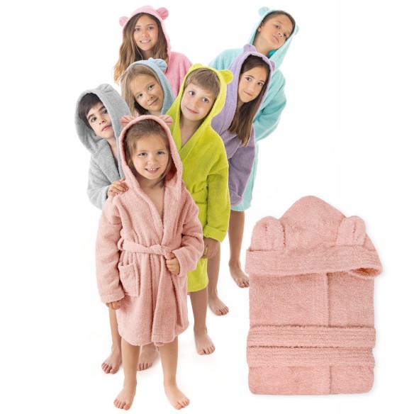 Albornoz infantil BASIC CON OREJAS Stilia