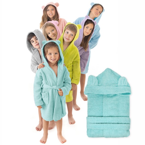 Albornoz infantil BASIC CON OREJAS Stilia