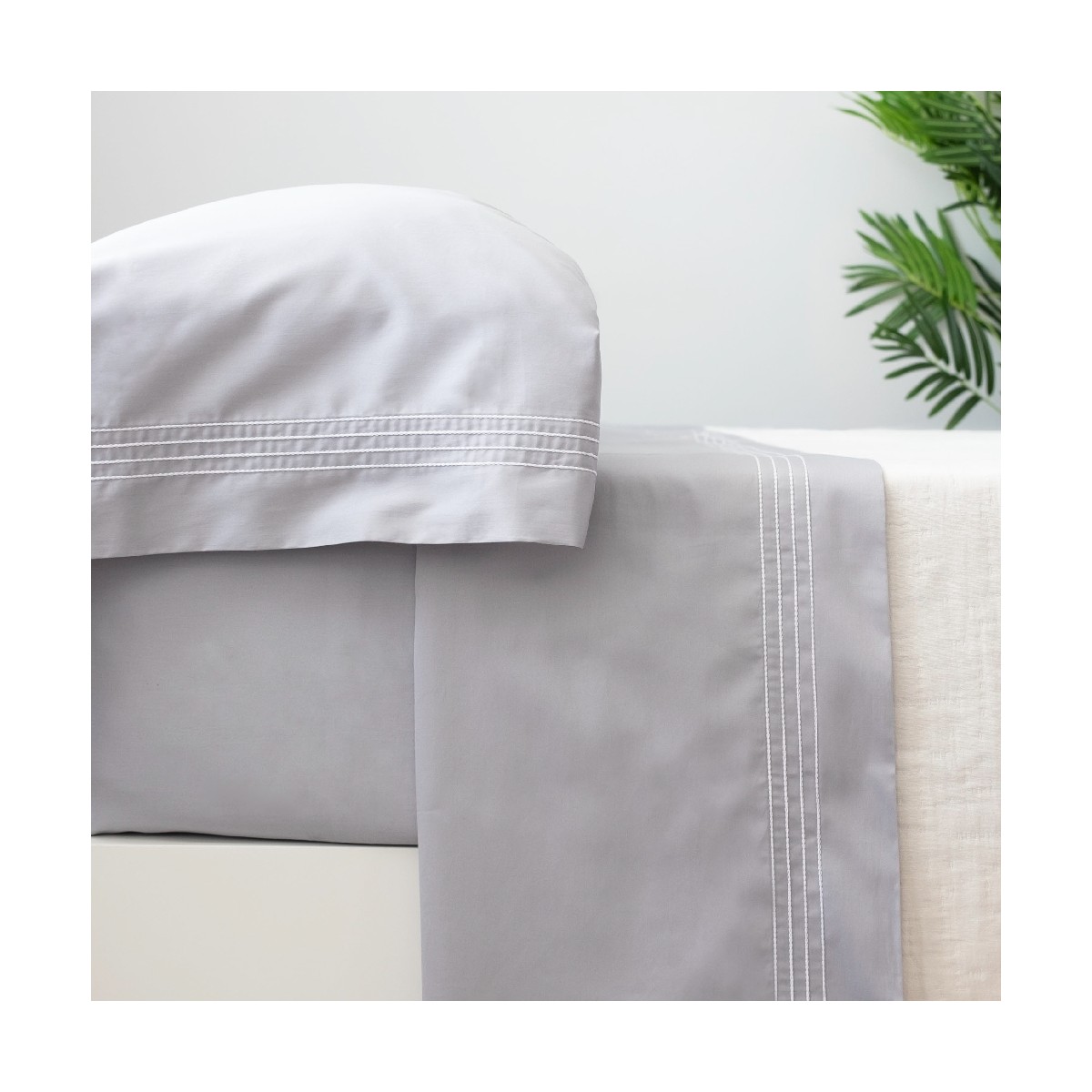 Juego sábanas satén ASLA Cañete