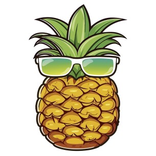 TOALLA PLAYA PINEAPPLE Ecotowel