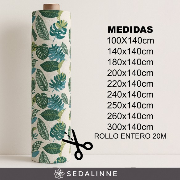 Mantel hule HOJAS VERDE Sedalinne