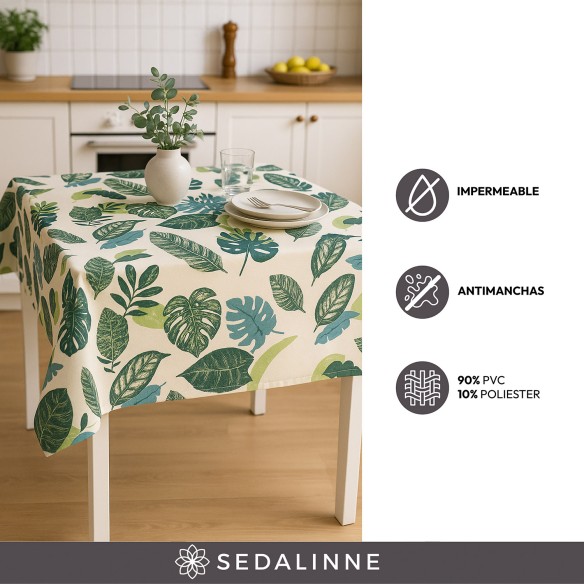 Mantel hule HOJAS VERDE Sedalinne