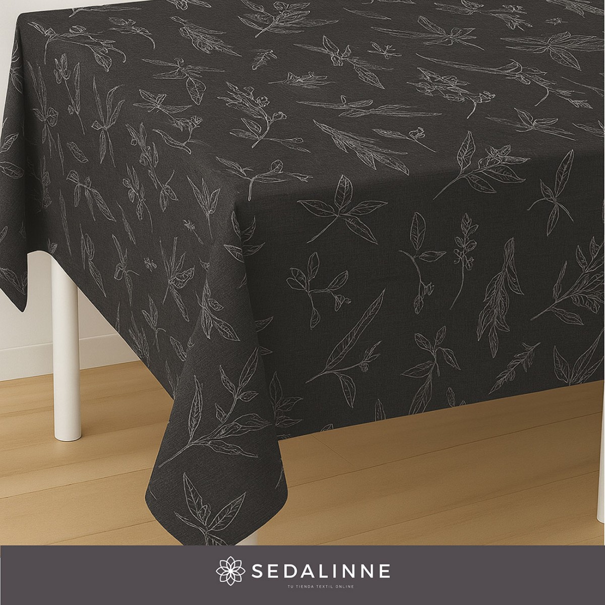Mantel hule PLUMAS NEGRO Sedalinne