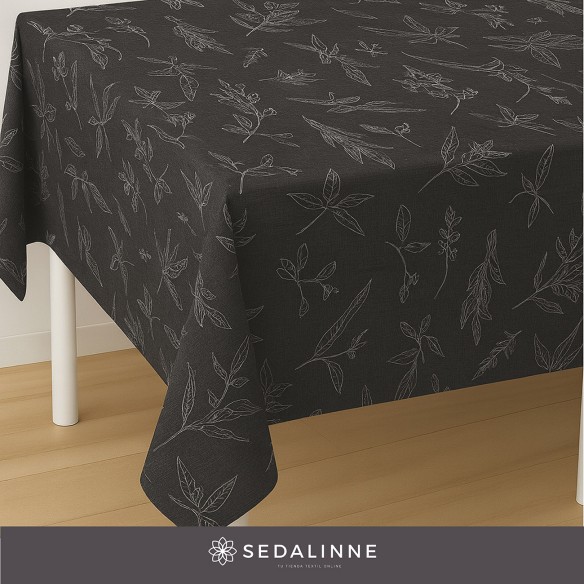 Mantel hule PLUMAS NEGRO Sedalinne