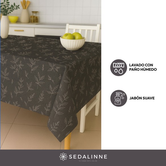 Mantel hule PLUMAS NEGRO Sedalinne