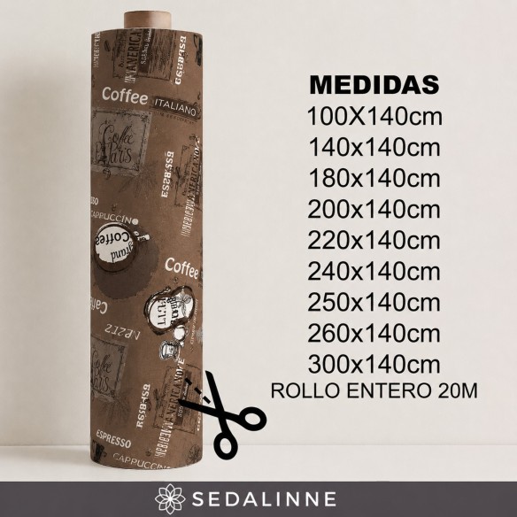 Mantel hule CAFE Sedalinne