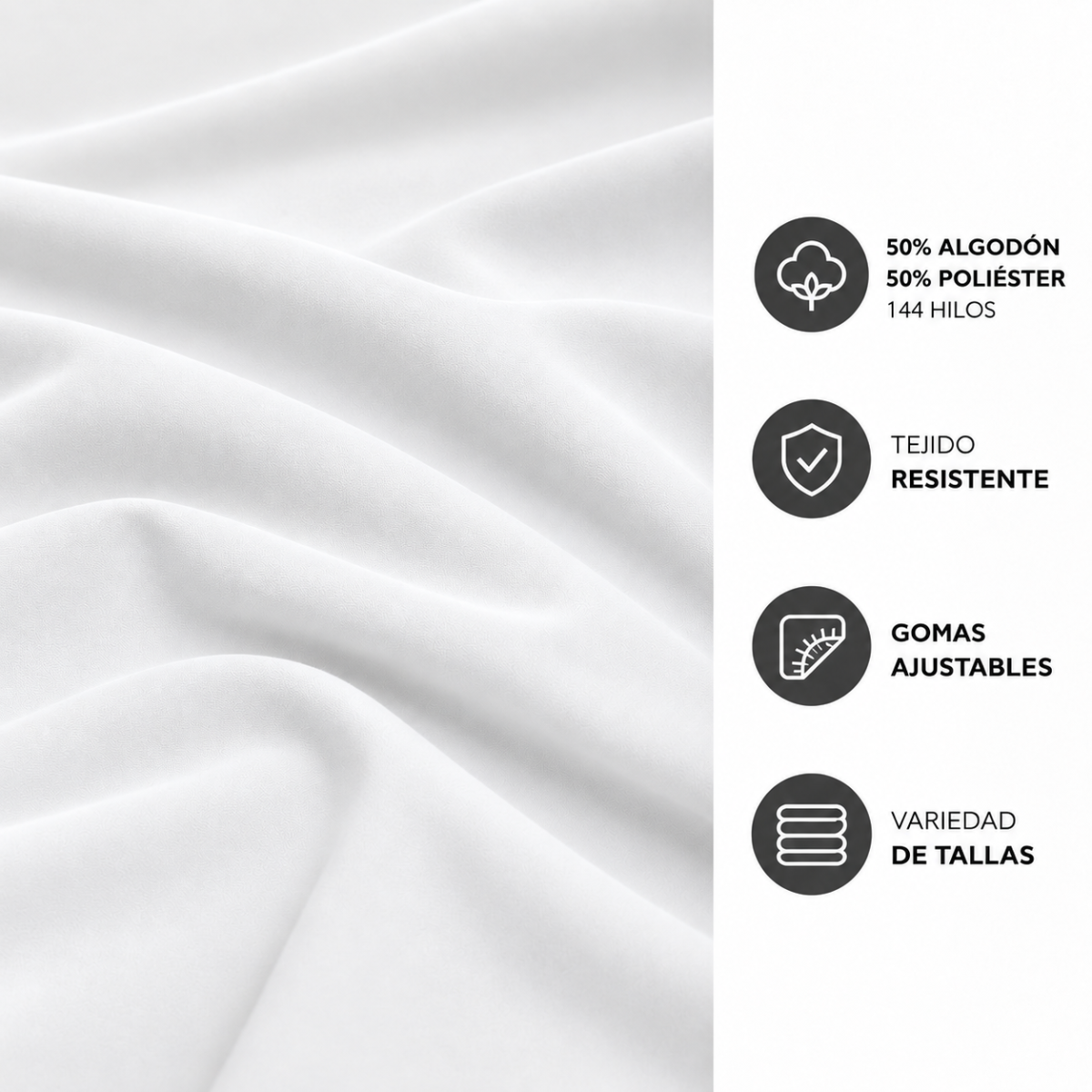 Sábana bajera COMBINATE 50/50 Luna Textil