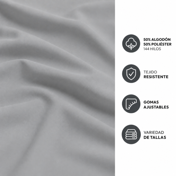 Sábana bajera COMBINATE 50/50 Luna Textil