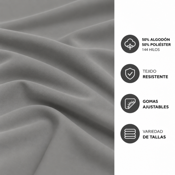 Sábana bajera COMBINATE 50/50 Luna Textil