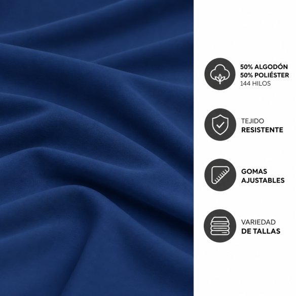 Sábana bajera COMBINATE 50/50 Luna Textil