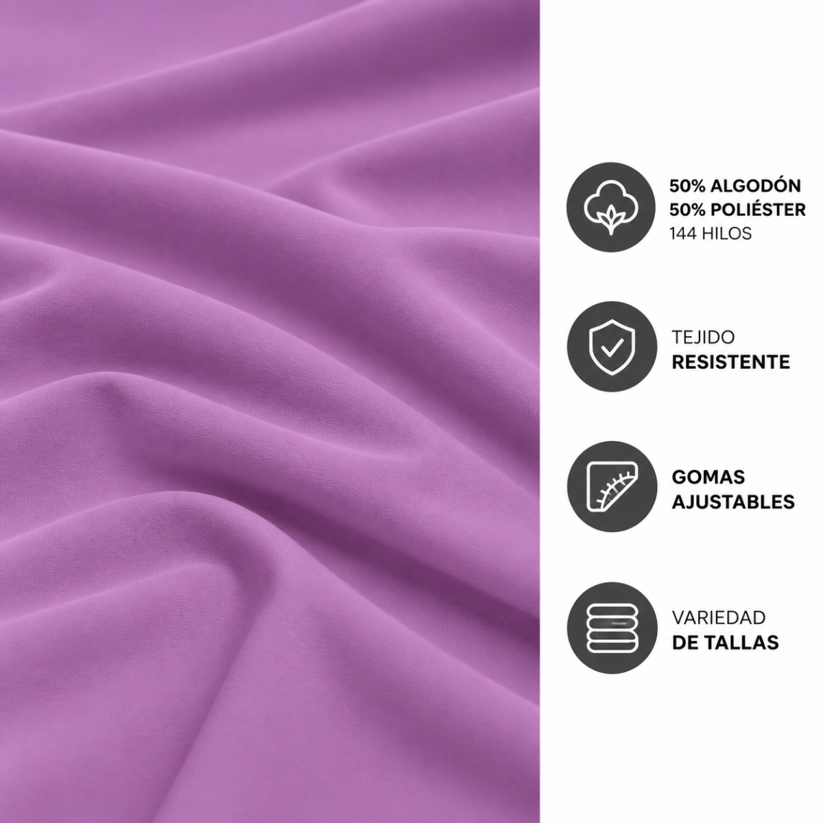Sábana bajera COMBINATE 50/50 Luna Textil