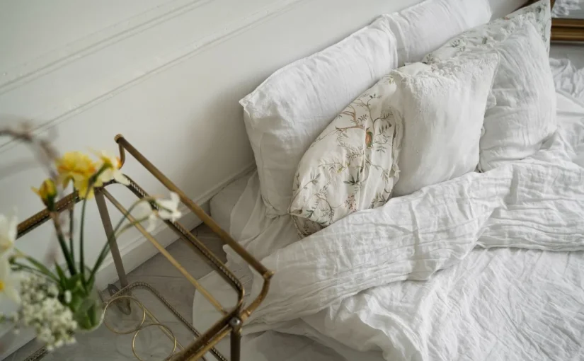 Organziar ropa de cama del hogar